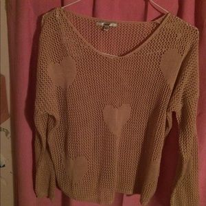 Pinkish tan sweater